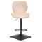 Барний стілець Onder Mebli Torino BAR 4-BK-BASE Бежевий B-1032 Оксамит-2-thumb