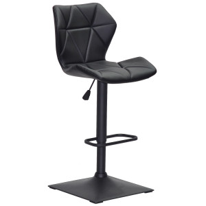 Барний стілець Onder Mebli Torino BAR 4-BK-BASE Чорний Екошкіра