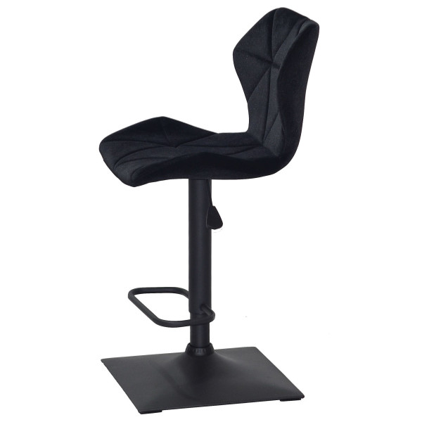 Барний стілець Onder Mebli Torino BAR 4-BK-BASE Чорний B-1011 Оксамит-3