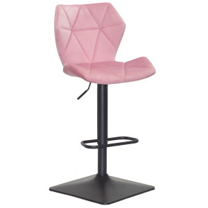 Барний стілець Onder Mebli Torino BAR 4-BK-BASE Фрез B-1025 Оксамит