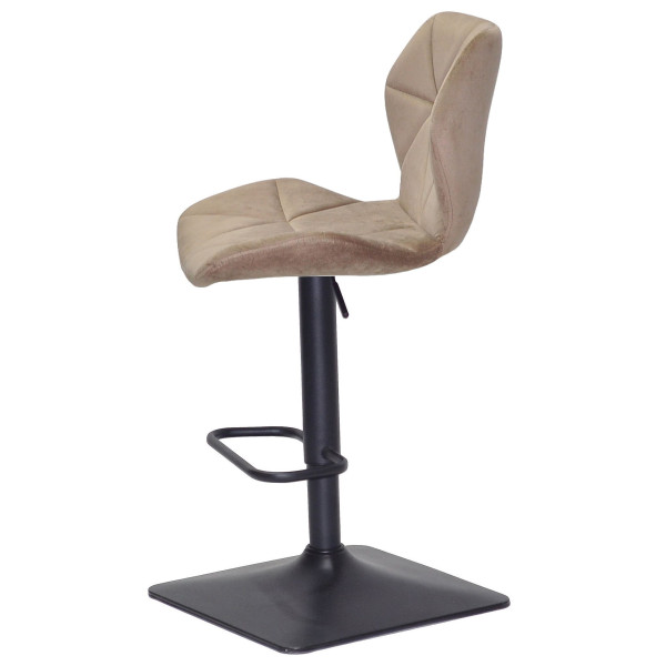 Барний стілець Onder Mebli Torino BAR 4-BK-BASE Мокко B-1033 Оксамит-4