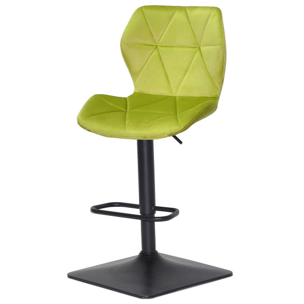 Барний стілець Onder Mebli Torino BAR 4-BK-BASE Олива B-1035 Оксамит-1