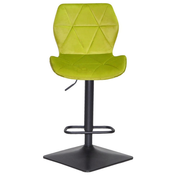 Барний стілець Onder Mebli Torino BAR 4-BK-BASE Олива B-1035 Оксамит-2