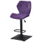 Барний стілець Onder Mebli Torino BAR 4-BK-BASE Пурпур B-1013 Оксамит-1-thumb