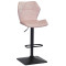 Барний стілець Onder Mebli Torino BAR 4-BK-BASE Рожевий B-1021 Оксамит-0-thumb