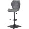 Барний стілець Onder Mebli Torino BAR 4-BK-BASE Сірий 1001 Екошкіра-1-thumb