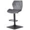 Барний стілець Onder Mebli Torino BAR 4-BK-BASE Сірий B-1034 Оксамит-1-thumb