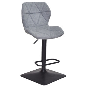 Барний стілець Onder Mebli Torino BAR 4-BK-BASE Сірий BRO-18 Тканина