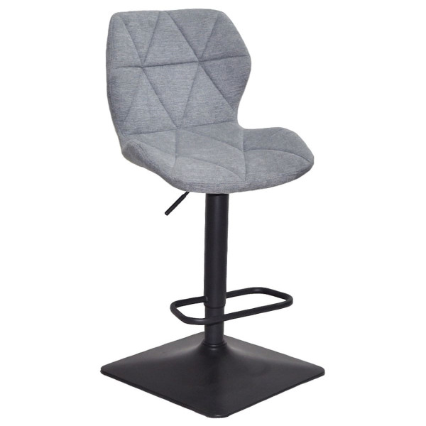 Барний стілець Onder Mebli Torino BAR 4-BK-BASE Сірий BRO-18 Тканина-0