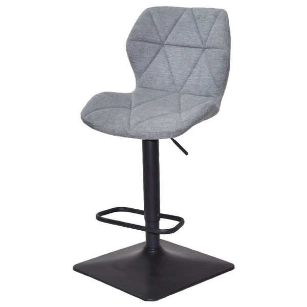 Барний стілець Onder Mebli Torino BAR 4-BK-BASE Сірий BRO-18 Тканина-1