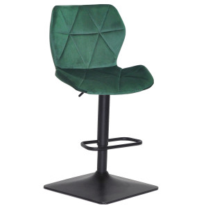 Барний стілець Onder Mebli Torino BAR 4-BK-BASE Зелений B-1036 Оксамит