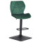 Барний стілець Onder Mebli Torino BAR 4-BK-BASE Зелений B-1036 Оксамит-0-thumb