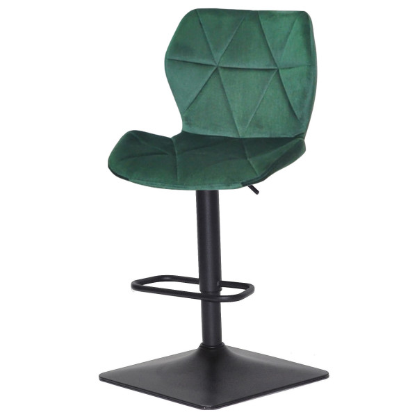 Барний стілець Onder Mebli Torino BAR 4-BK-BASE Зелений B-1036 Оксамит-1