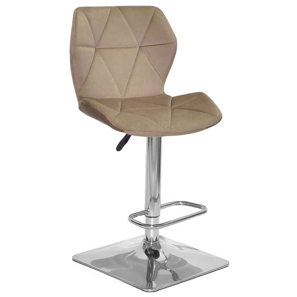 Барний стілець Onder Mebli Torino BAR 4-CH-BASE Мокко B-1033 Оксамит-0