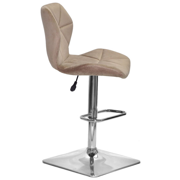 Барний стілець Onder Mebli Torino BAR 4-CH-BASE Мокко B-1033 Оксамит-3