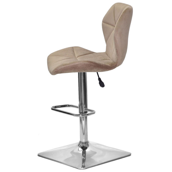 Барний стілець Onder Mebli Torino BAR 4-CH-BASE Мокко B-1033 Оксамит-4