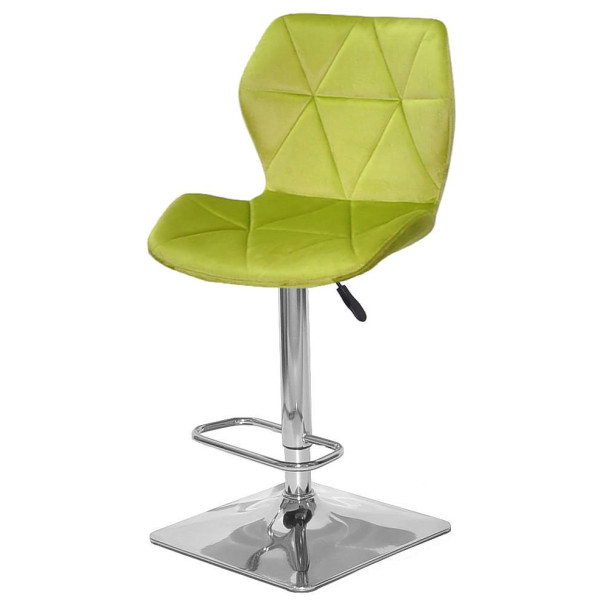 Барний стілець Onder Mebli Torino BAR 4-CH-BASE Олива B-1035 Оксамит-1