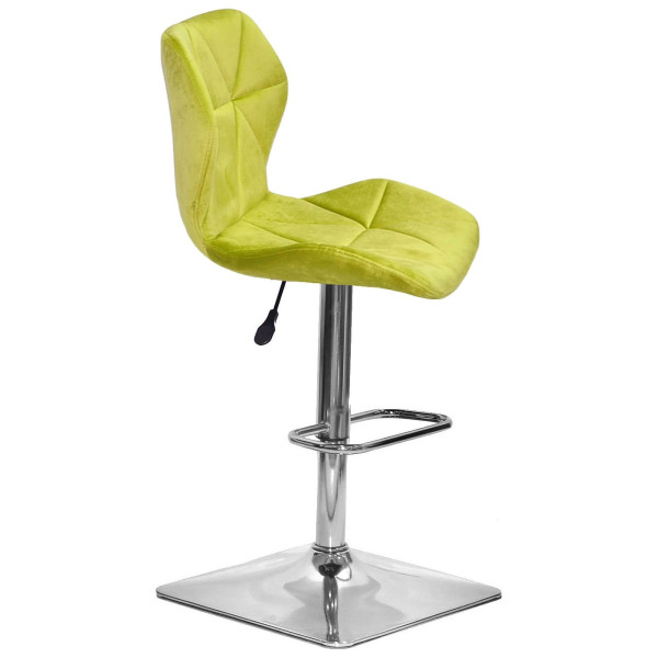 Барний стілець Onder Mebli Torino BAR 4-CH-BASE Олива B-1035 Оксамит-3