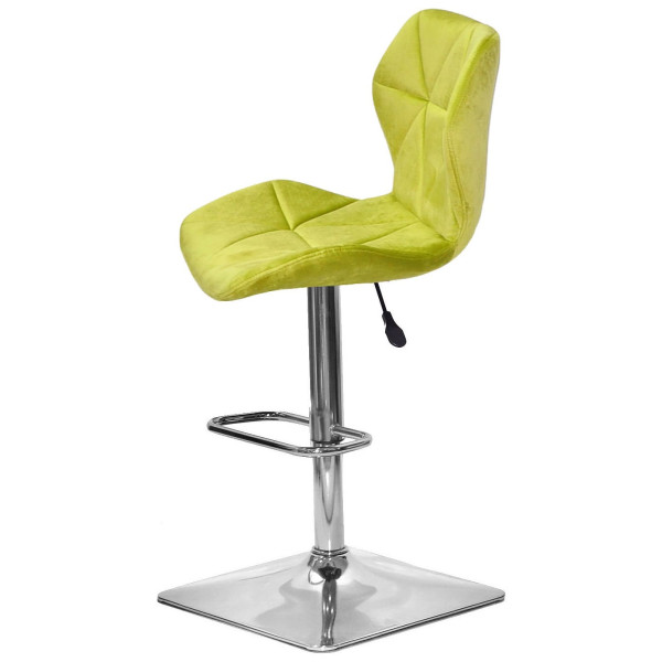 Барний стілець Onder Mebli Torino BAR 4-CH-BASE Олива B-1035 Оксамит-4