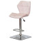 Барний стілець Onder Mebli Torino BAR 4-CH-BASE Рожевий B-1021 Оксамит-1-thumb