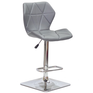 Барний стілець Onder Mebli Torino BAR 4-CH-BASE Сірий 1001 Екошкіра