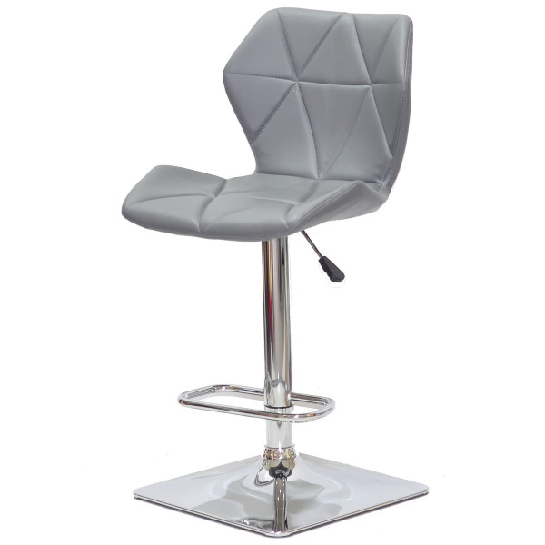 Барний стілець Onder Mebli Torino BAR 4-CH-BASE Сірий 1001 Екошкіра-1