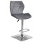 Барний стілець Onder Mebli Torino BAR 4-CH-BASE Сірий B-1034 Оксамит-0-thumb