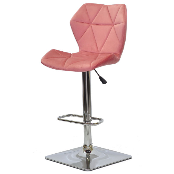 Барний стілець Onder Mebli Torino BAR 4-CH-BASE Теракотовий B-1018 Оксамит-1