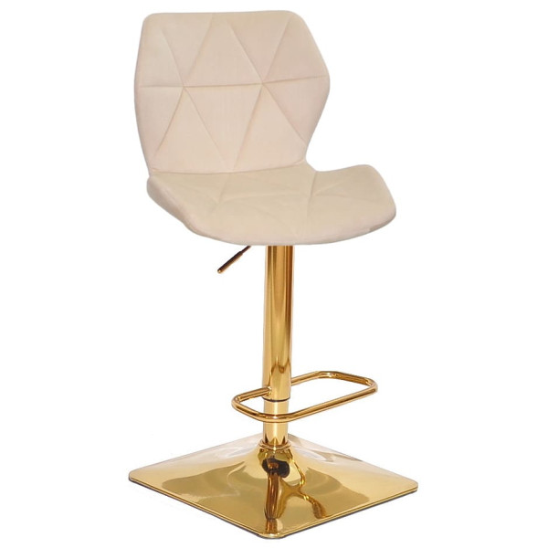 Барный стул Onder Mebli Torino BAR 4-GD-BASE Бежевый B-1032 Бархат-0