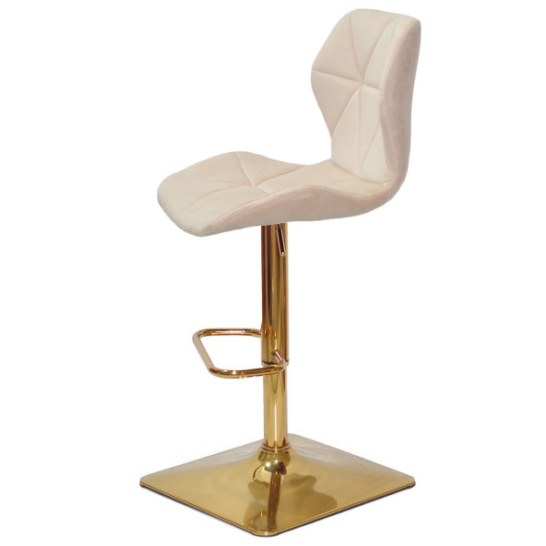 Барный стул Onder Mebli Torino BAR 4-GD-BASE Бежевый B-1032 Бархат-4