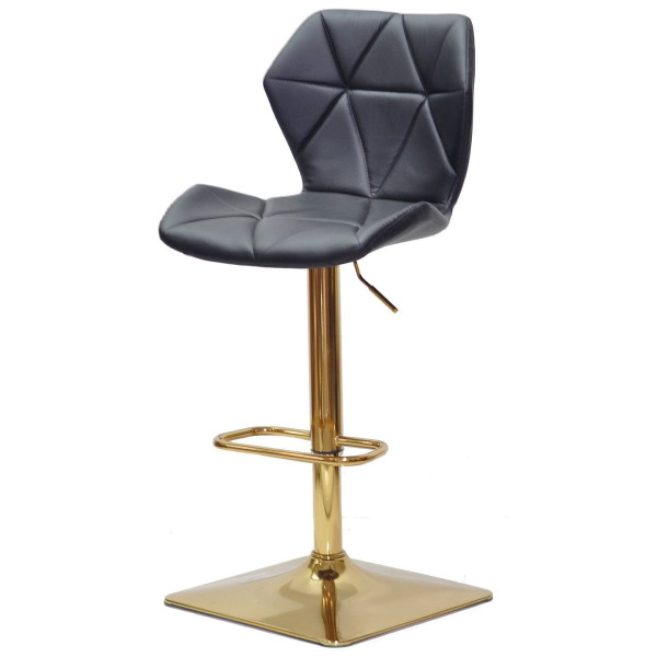 Барный стул Onder Mebli Torino BAR 4-GD-BASE Черный Экокожа-1