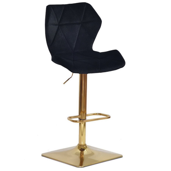 Барный стул Onder Mebli Torino BAR 4-GD-BASE Черный B-1011 Бархат-0