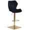 Барный стул Onder Mebli Torino BAR 4-GD-BASE Черный B-1011 Бархат-0-thumb