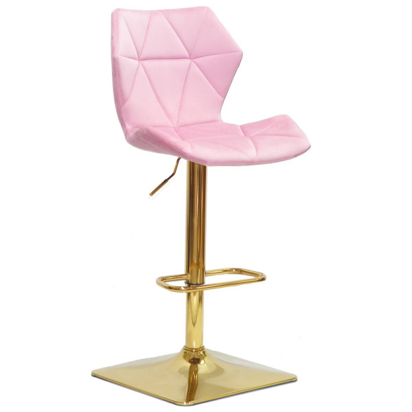 Барний стілець Onder Mebli Torino BAR 4-GD-BASE Фрез B-1025 Оксамит-0