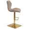 Барний стілець Onder Mebli Torino BAR 4-GD-BASE Мокко B-1033 Оксамит-3-thumb