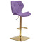Барний стілець Onder Mebli Torino BAR 4-GD-BASE Пурпуровий B-1013 Оксамит-0-thumb