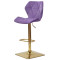 Барний стілець Onder Mebli Torino BAR 4-GD-BASE Пурпуровий B-1013 Оксамит-1-thumb