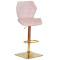 Барный стул Onder Mebli Torino BAR 4-GD-BASE Розовый B-1021 Бархат-0-thumb