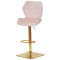 Барный стул Onder Mebli Torino BAR 4-GD-BASE Розовый B-1021 Бархат-1-thumb
