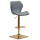 Барный стул Onder Mebli Torino BAR 4-GD-BASE Серый 1001 Экокожа