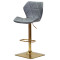 Барный стул Onder Mebli Torino BAR 4-GD-BASE Серый 1001 Экокожа-1-thumb