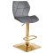 Барный стул Onder Mebli Torino BAR 4-GD-BASE Серый B-1034 Бархат-0-thumb