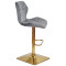 Барный стул Onder Mebli Torino BAR 4-GD-BASE Серый B-1034 Бархат-3-thumb