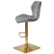 Барный стул Onder Mebli Torino BAR 4-GD-BASE Серый B-1034 Бархат-4-thumb