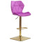 Барный стул Onder Mebli Torino BAR 4-GD-BASE Сирень B-1022 Бархат-0-thumb