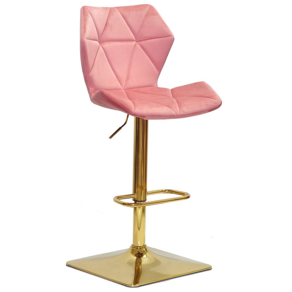 Барный стул Onder Mebli Torino BAR 4-GD-BASE Терракотовый B-1018 Бархат-0