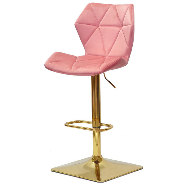 Барный стул Onder Mebli Torino BAR 4-GD-BASE Терракотовый B-1018 Бархат-1