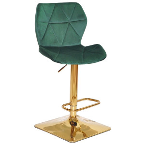 Барный стул Onder Mebli Torino BAR 4-GD-BASE Зеленый B-1035 Бархат