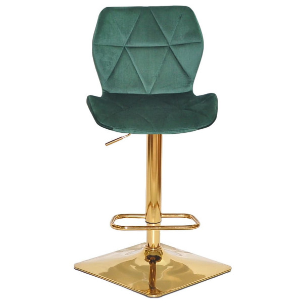 Барный стул Onder Mebli Torino BAR 4-GD-BASE Зеленый B-1035 Бархат-2