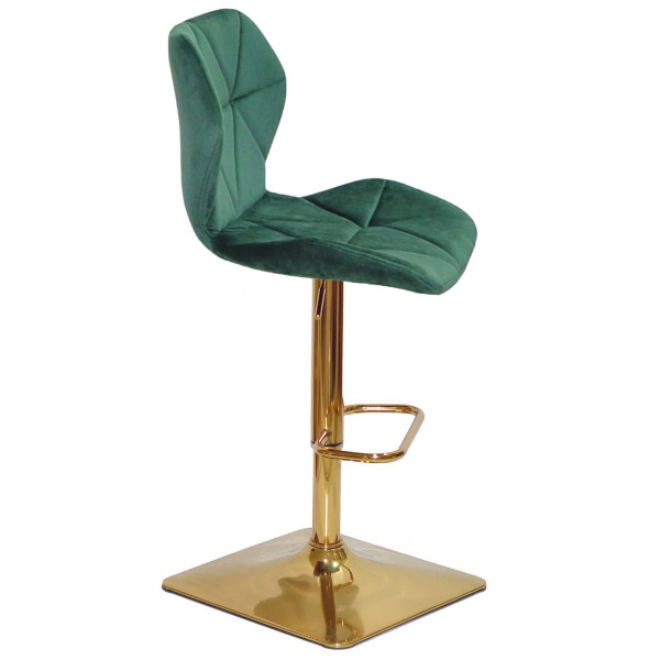 Барный стул Onder Mebli Torino BAR 4-GD-BASE Зеленый B-1035 Бархат-3